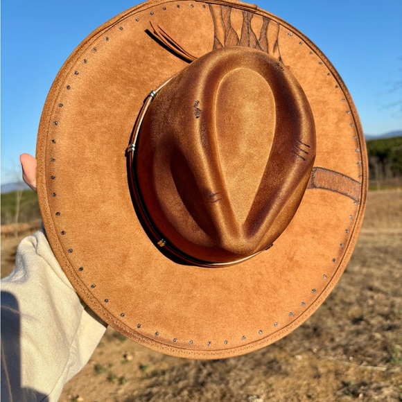 Brown Western Cowboy Hat - Picture 7 of 8